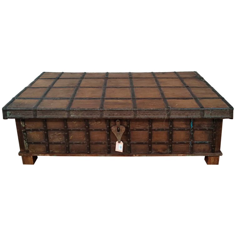 Latitude Vive Aubreylynn Solid Wood Block Coffee Table Wayfair.co.uk